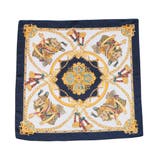 70x70cmサイズ ヴィンテージ風サテン生地スカーフ | JULIA BOUTIQUE | 詳細画像24