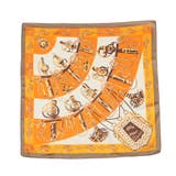 70x70cmサイズ ヴィンテージ風サテン生地スカーフ | JULIA BOUTIQUE | 詳細画像30