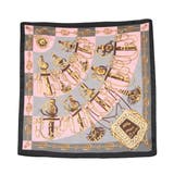 70x70cmサイズ ヴィンテージ風サテン生地スカーフ | JULIA BOUTIQUE | 詳細画像31