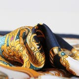 70x70cmサイズ ヴィンテージ風サテン生地スカーフ | JULIA BOUTIQUE | 詳細画像10
