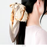 90x90cmサイズ ヴィンテージ風サテン生地スカーフ | JULIA BOUTIQUE | 詳細画像5