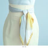 90x90cmサイズ ヴィンテージ風サテン生地スカーフ | JULIA BOUTIQUE | 詳細画像8
