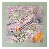 90x90cmサイズ ヴィンテージ風サテン生地スカーフ | JULIA BOUTIQUE | 詳細画像23