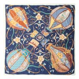 70x70cmサイズ ヴィンテージ風サテン生地スカーフ | JULIA BOUTIQUE | 詳細画像23