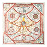 70x70cmサイズ ヴィンテージ風サテン生地スカーフ | JULIA BOUTIQUE | 詳細画像30