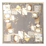 70x70cmサイズ ヴィンテージ風サテン生地スカーフ | JULIA BOUTIQUE | 詳細画像32