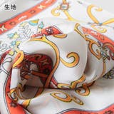 70x70cmサイズ ヴィンテージ風サテン生地スカーフ | JULIA BOUTIQUE | 詳細画像16