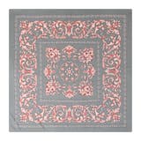 【B】 | 90x90cmサイズ ヴィンテージ風サテン生地スカーフ | JULIA BOUTIQUE