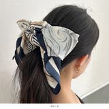 90x90cmサイズ ヴィンテージ風サテン生地スカーフ | JULIA BOUTIQUE | 詳細画像6