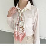 90x90cmサイズ ヴィンテージ風サテン生地スカーフ | JULIA BOUTIQUE | 詳細画像8
