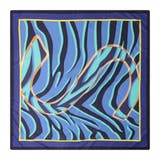 【Q】 | 90x90cmサイズ ヴィンテージ風サテン生地スカーフ | JULIA BOUTIQUE