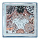 90x90cmサイズ ヴィンテージ風サテン生地スカーフ | JULIA BOUTIQUE | 詳細画像32