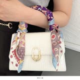 70x70cmサイズ ヴィンテージ風サテン生地スカーフ | JULIA BOUTIQUE | 詳細画像10