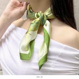 70x70cmサイズ ヴィンテージ風サテン生地スカーフ | JULIA BOUTIQUE | 詳細画像11