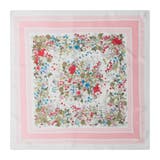 【U】 | 70x70cmサイズ ヴィンテージ風サテン生地スカーフ | JULIA BOUTIQUE
