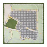 70x70cmサイズ ヴィンテージ風サテン生地スカーフ | JULIA BOUTIQUE | 詳細画像18