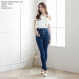 デニム＆ベーシックカラー脚長ハイウエストスキニーパンツ [13666 スキニー | JULIA BOUTIQUE | 詳細画像48 