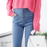 デニム＆ベーシックカラー脚長ハイウエストスキニーパンツ [13666 スキニー | JULIA BOUTIQUE | 詳細画像37 