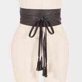 トレンド感のあるスタイリングに タッセル付きフェイクレザーサッシュベルト | JULIA BOUTIQUE | 詳細画像3