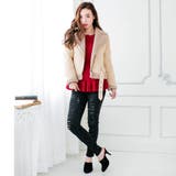 内側は全面ボア!!手放せなくなるあったかさ♪フェイクムートンライダースジャケット… | JULIA BOUTIQUE | 詳細画像15