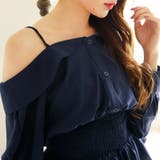 メリハリのある美くびれライン♪オフショルダー風ウエストシャーリングシャツ | JULIA BOUTIQUE | 詳細画像20 