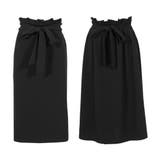 【ブラック】 | 形が選べるウエストリボンタイトスカート＆フレアスカート  | JULIA BOUTIQUE