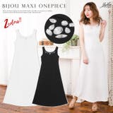 簡単におしゃ見えが出来る楽カワワンピ♪ビジュー付きノースリーブマキシワンピース … | JULIA BOUTIQUE | 詳細画像1 