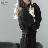 ウエストベルト付きケーブル編みニットワンピース | JULIA BOUTIQUE | 詳細画像5