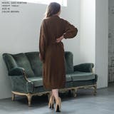 ウエストベルト付きケーブル編みニットワンピース | JULIA BOUTIQUE | 詳細画像7