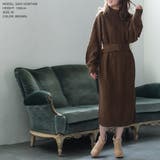 ウエストベルト付きケーブル編みニットワンピース | JULIA BOUTIQUE | 詳細画像9