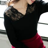 デコルテレースデザインニットトップス | JULIA BOUTIQUE | 詳細画像8