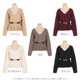 ウエストベルト付きニットトップス | JULIA BOUTIQUE | 詳細画像2