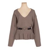 ウエストベルト付きニットトップス | JULIA BOUTIQUE | 詳細画像29