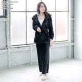 ウエストリボンガウン&ロングパンツセットアップルームウェア | JULIA BOUTIQUE | 詳細画像4