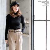 ベルト付きパイピングワイドパンツ | JULIA BOUTIQUE | 詳細画像10