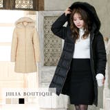 フード付き中綿ダウン風ロングコート | JULIA BOUTIQUE | 詳細画像1