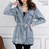 ウエストマークデニムシャツ ジャケット | JULIA BOUTIQUE | 詳細画像6