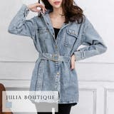 ウエストマークデニムシャツ ジャケット | JULIA BOUTIQUE | 詳細画像1