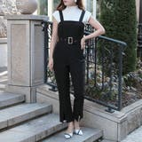 スリット入りフレアパンツサロペット | JULIA BOUTIQUE | 詳細画像4