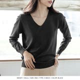 ネックが選べるベーシック長袖ニットトップス | JULIA BOUTIQUE | 詳細画像8