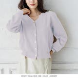 ゴールドボタンバルーンスリーブニットカーディガン | JULIA BOUTIQUE | 詳細画像7