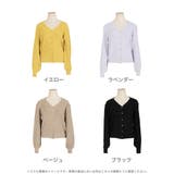 ゴールドボタンバルーンスリーブニットカーディガン | JULIA BOUTIQUE | 詳細画像2