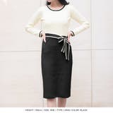 丈が選べるパイピングリボンタイトニットワンピース | JULIA BOUTIQUE | 詳細画像10