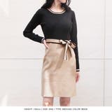 丈が選べるパイピングリボンタイトニットワンピース | JULIA BOUTIQUE | 詳細画像23