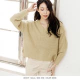 編地が選べるVネックローゲージニットトップス | JULIA BOUTIQUE | 詳細画像11