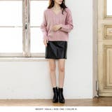 編地が選べるVネックローゲージニットトップス | JULIA BOUTIQUE | 詳細画像20