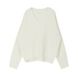 編地が選べるVネックローゲージニットトップス | JULIA BOUTIQUE | 詳細画像42