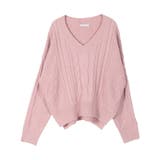 編地が選べるVネックローゲージニットトップス | JULIA BOUTIQUE | 詳細画像45