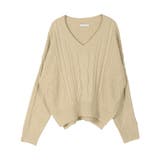 編地が選べるVネックローゲージニットトップス | JULIA BOUTIQUE | 詳細画像47