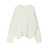 編地が選べるVネックローゲージニットトップス | JULIA BOUTIQUE | 詳細画像48